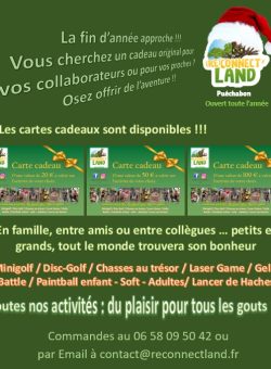 Cartes cadeau 2024 carte cadeau reconnectland